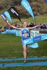 Fionnuala Britton wins the senior womens BUPA Great Edinburgh Cross country.